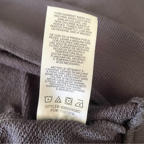 C&C CALIFORNIA Sweatshirt Sunrise Black Sand Gray Cotton Crew, Women’s XL - Picture 16 of 16